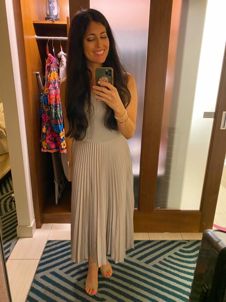 Rent the Runway pleated dress | 11.1 Friday Faves